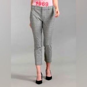 Gap Glen Plaid skinny ankle pant size 6